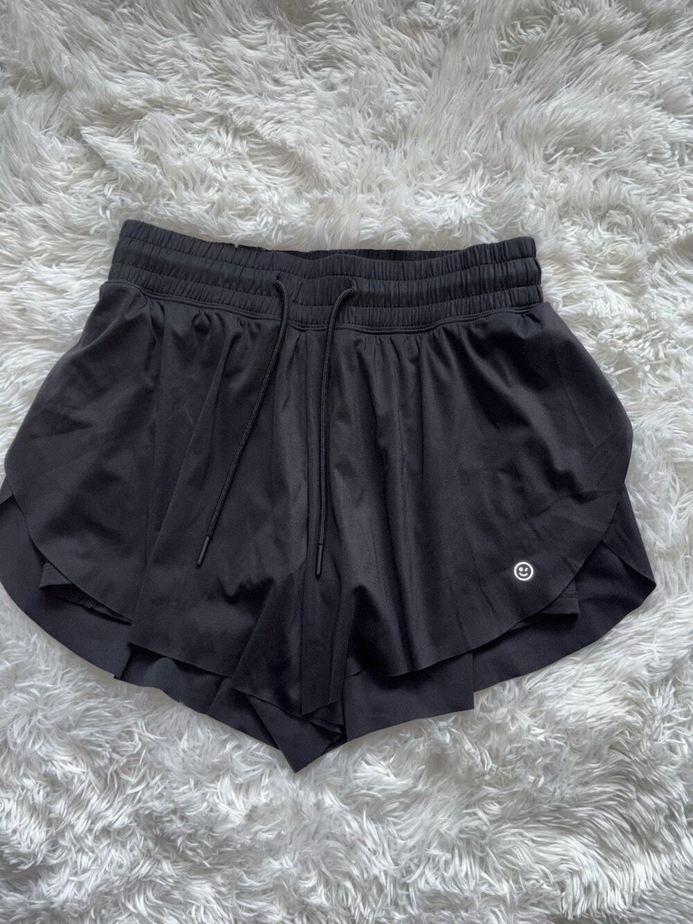 Gilly Hicks M Black Skort/shorts Skortie Activewear Bottoms. Cute, Grt. Shape